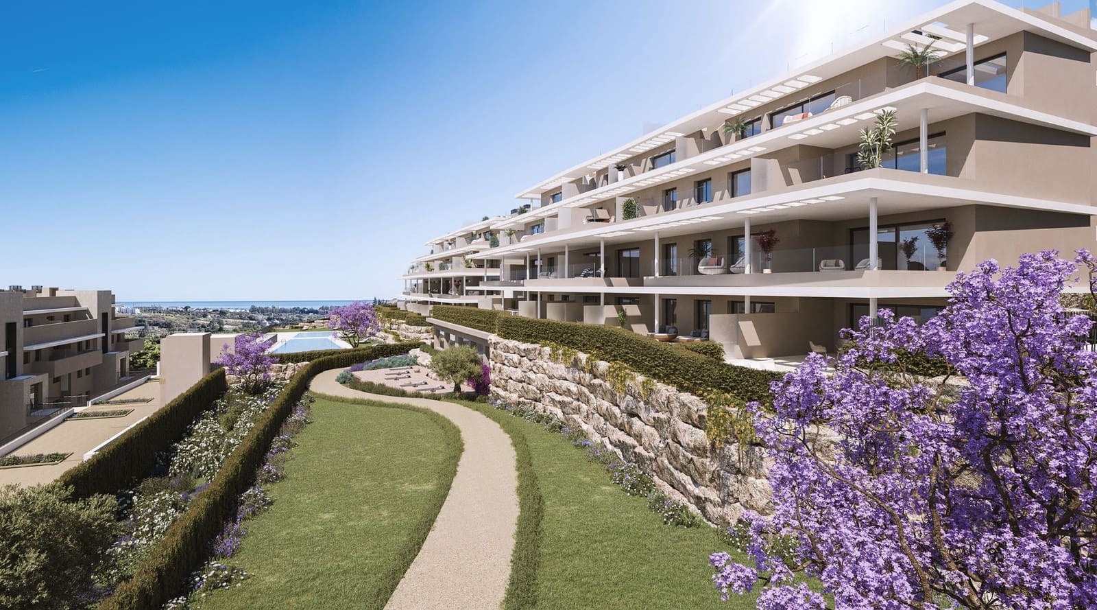 Apartamento de 3 habitaciones en New Golden Mile en venta con piscina garaje - 514.000 € (Ref: 8878287)