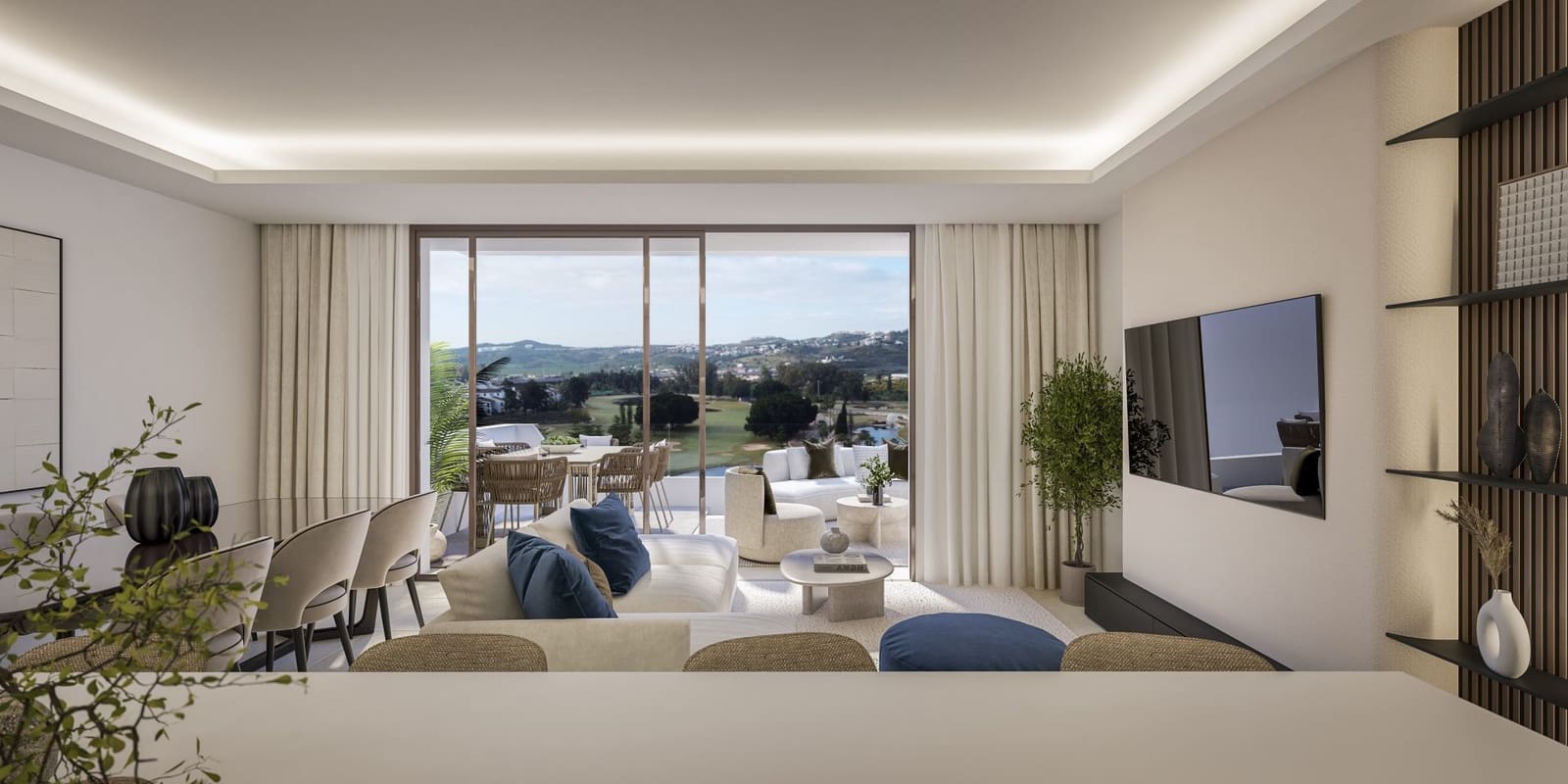 Apartamento de 3 habitaciones en Mijas Costa en venta con piscina garaje - 419.000 € (Ref: 9451456)