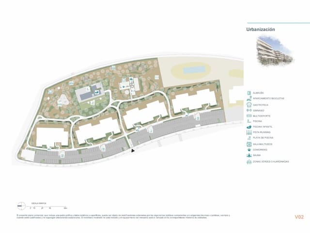 3 sypialnia Apartament na sprzedaż w Dénia z basenem garażem - 450 000 € (Ref: 10078677)