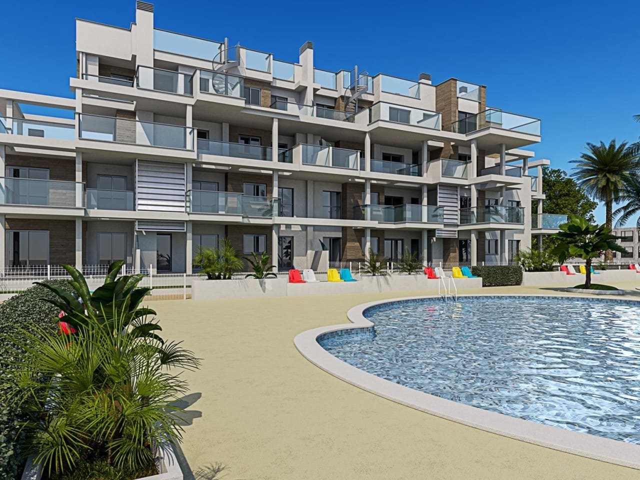 3 sypialnia Apartament na sprzedaż w Denia z basenem garażem - 489 000 € (Ref: 10078681)