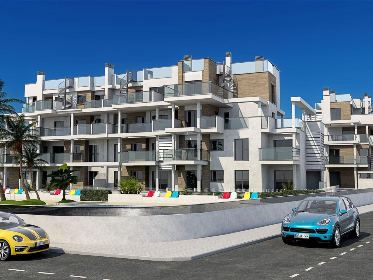 3 sypialnia Apartament na sprzedaż w Denia z basenem garażem - 489 000 € (Ref: 10078681)
