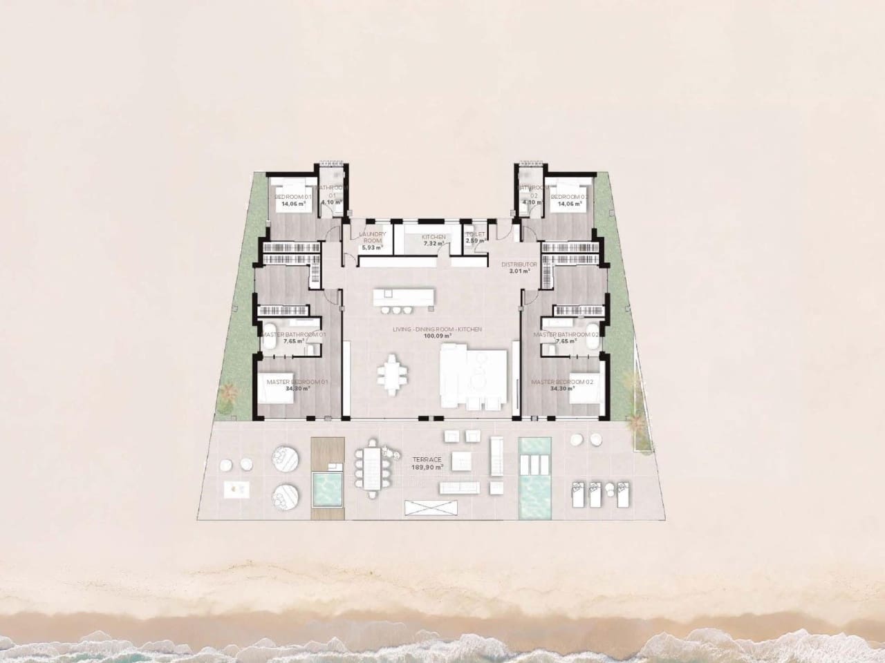 4 camera da letto Appartamento in vendita in Estepona con piscina garage - 5.700.500 € (Rif: 10118092)