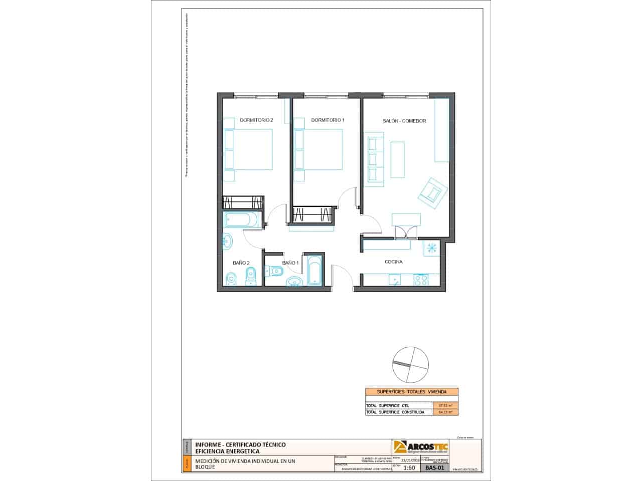 2 soveværelse Lejlighed til salg i Rocio del Mar med swimmingpool - € 155.000 (Ref: 10118094)
