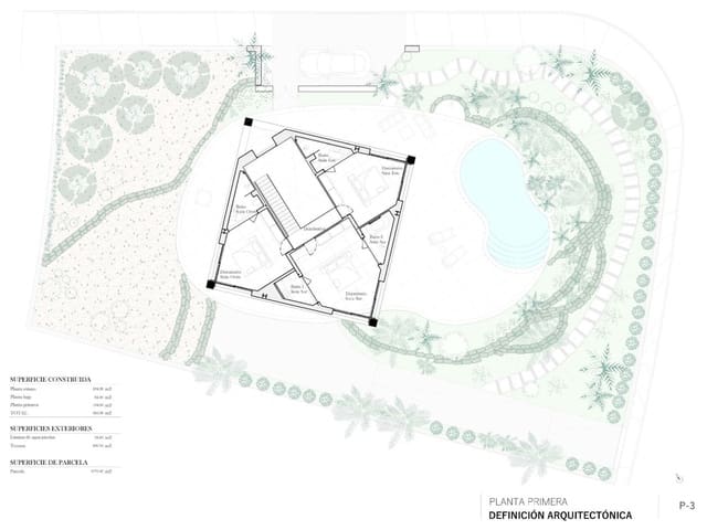 3 sypialnia Willa na sprzedaż w Las Colinas Golf, Orihuela z basenem garażem - 2 490 000 € (Ref: 10132919)