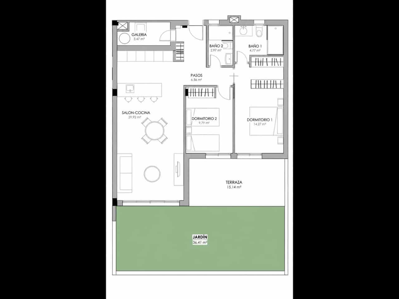 2 soverom Villa til salgs i La Veleta med svømmebasseng garasje - € 359 000 (Ref: 10165817)