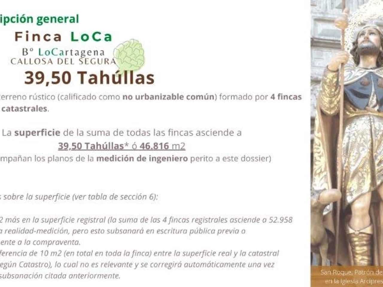 1 chambre Finca/Maison de Campagne à vendre à Callosa de Segura - 260 000 € (Ref: 7441152)