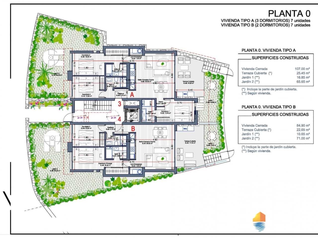 2 sovrum Lägenhet till salu i La Manga Club med pool - 391 000 € (Ref: 7550641)
