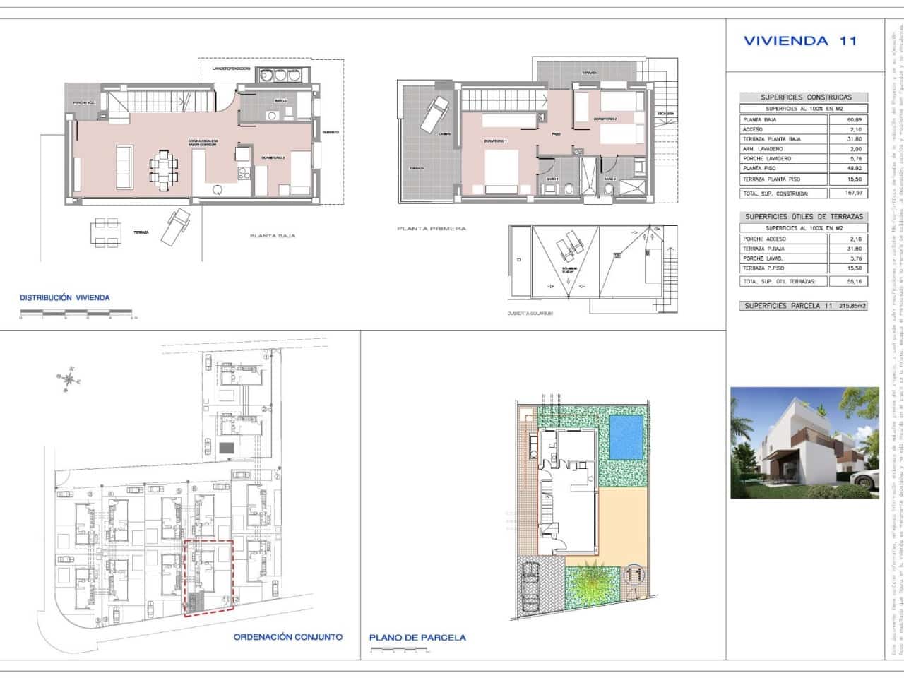 3 chambre Villa/Maison à vendre à El Pinet avec piscine - 595 000 € (Ref: 7552646)