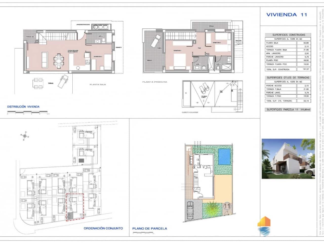 3 chambre Villa/Maison à vendre à El Pinet avec piscine - 595 000 € (Ref: 7552646)