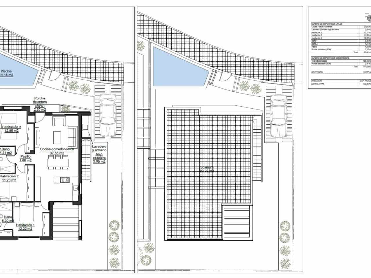3 bedroom Villa for sale in Pinar de Campoverde with pool - € 422,500 (Ref: 7552695)