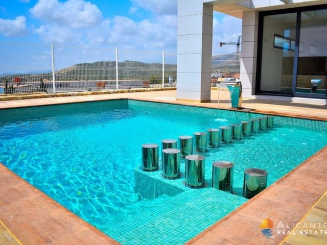 4 makuuhuone Huvila myytävänä paikassa Balcón de Finestrat - Terra Marina, Finestrat mukana uima-altaan - 760 000 € (Ref: 7552723)