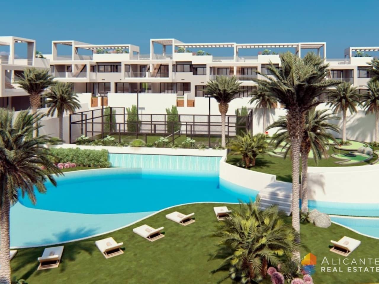 2 sovrum Villa till salu i Los Balcones med pool - 309 900 € (Ref: 7552729)