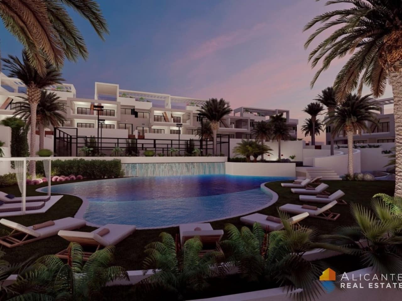 2 sovrum Villa till salu i Los Balcones med pool - 309 900 € (Ref: 7552729)