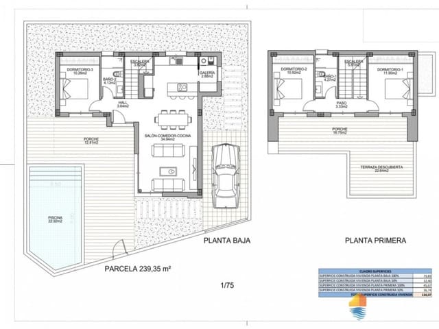 3 camera da letto Villa in vendita in Benijófar con piscina - 523.000 € (Rif: 7552745)