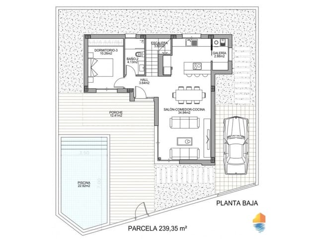 3 camera da letto Villa in vendita in Benijófar con piscina - 523.000 € (Rif: 7552745)