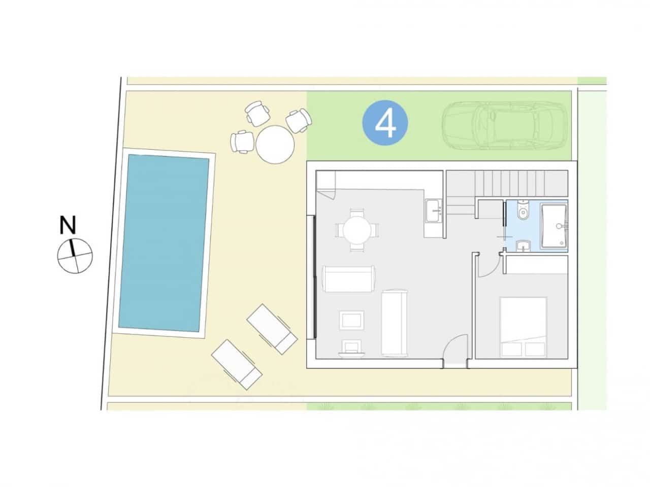3 sovrum Villa till salu i Orihuela Costa med pool - 449 900 € (Ref: 7558561)