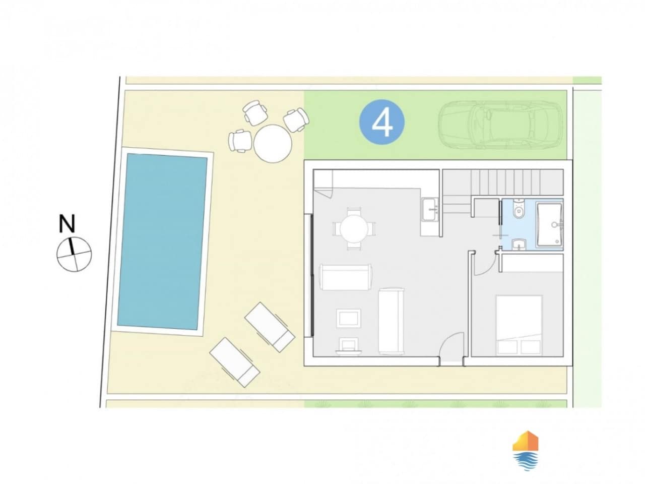 3 sovrum Villa till salu i Orihuela Costa med pool - 449 900 € (Ref: 7558561)