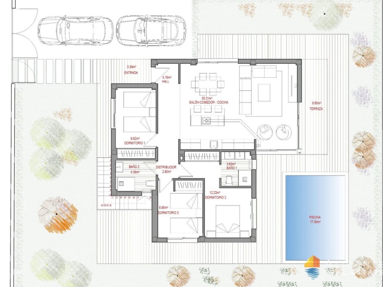3 bedroom Villa for sale in Polop with pool - € 500,000 (Ref: 7558616)