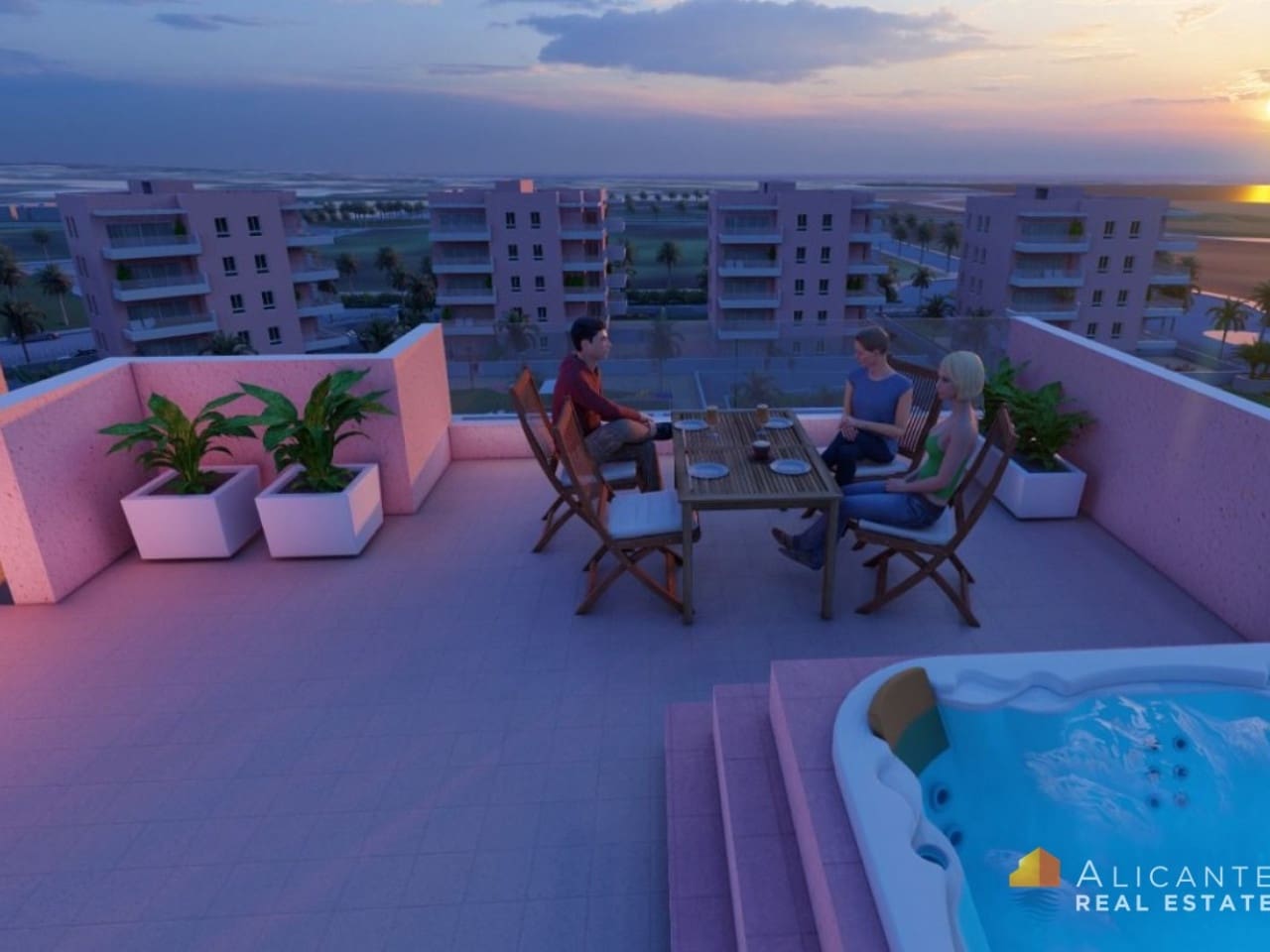 3 bedroom Apartment for sale in El Raso with pool - € 279,000 (Ref: 7558629)