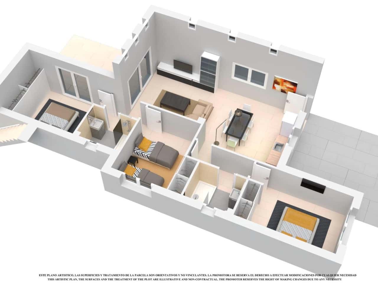 3 camera da letto Villa in vendita in Los Alcazares - 382.500 € (Rif: 7558663)