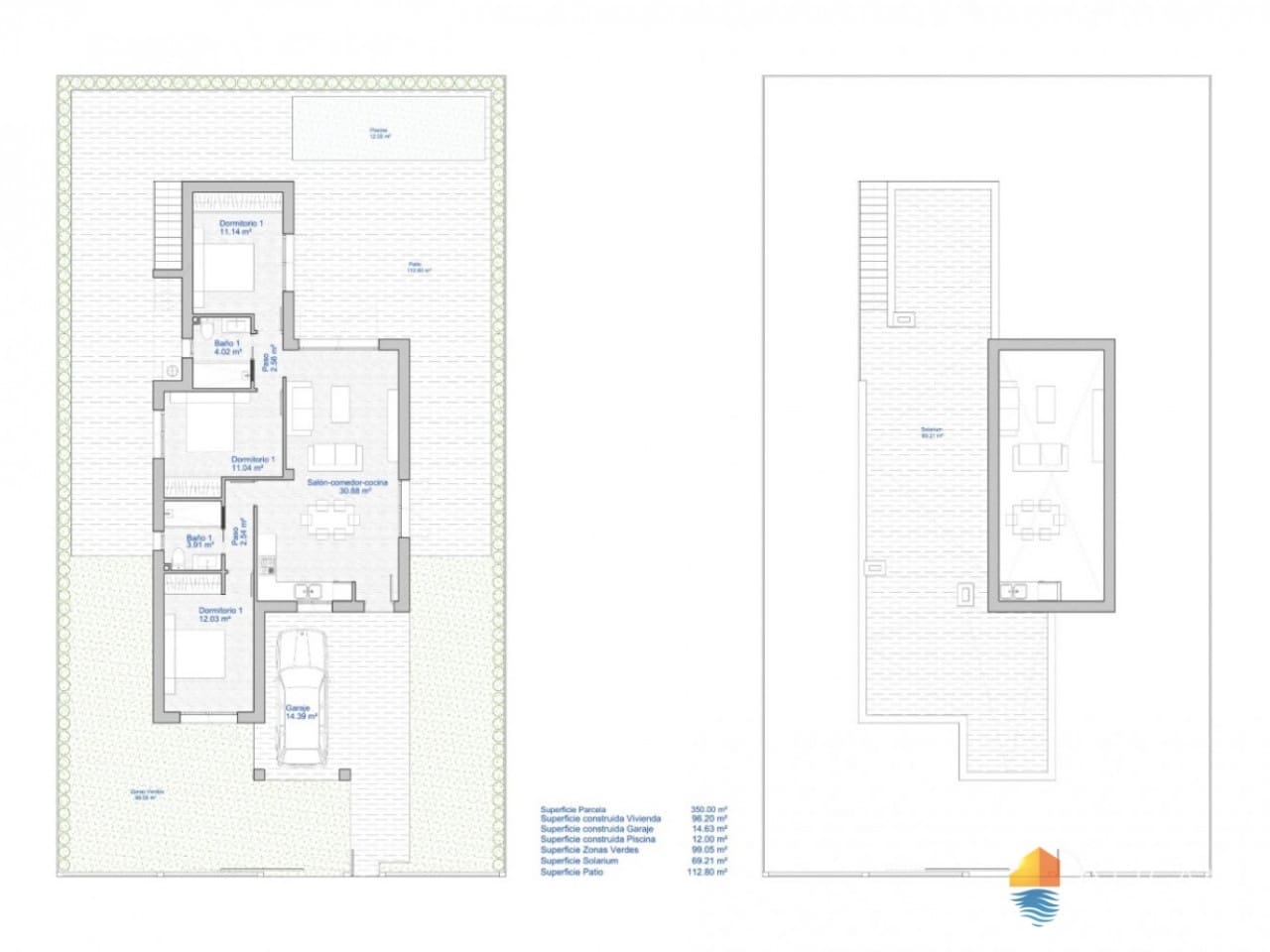 3 camera da letto Villa in vendita in Los Alcazares - 382.500 € (Rif: 7558663)