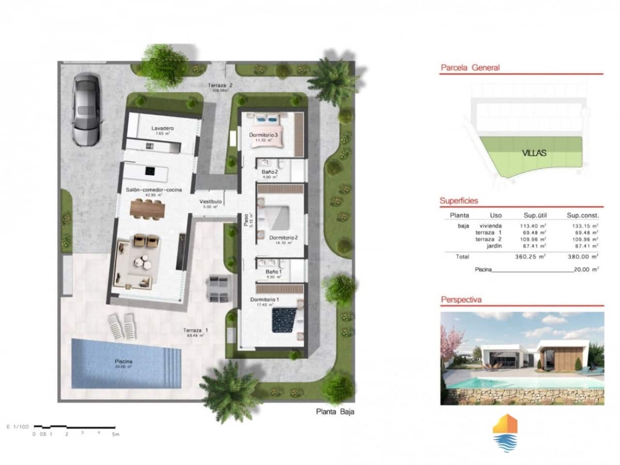 3 sovrum Villa till salu i Banos y Mendigo med pool - 529 900 € (Ref: 7558679)