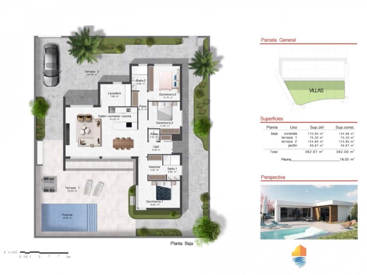 3 makuuhuone Huvila myytävänä paikassa Banos y Mendigo mukana uima-altaan - 504 900 € (Ref: 7558680)