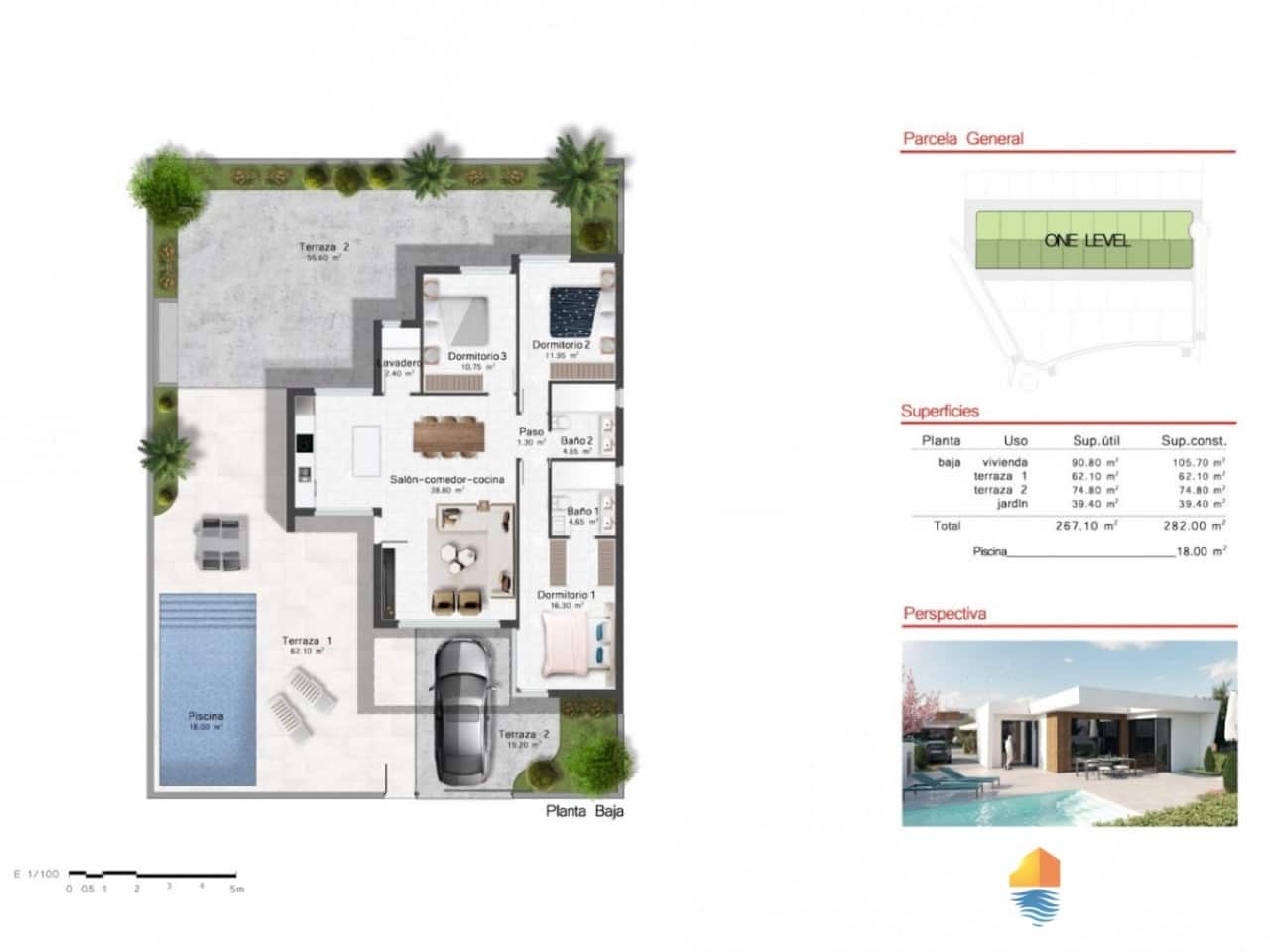 3 sovrum Villa till salu i Banos y Mendigo med pool - 389 900 € (Ref: 7558684)
