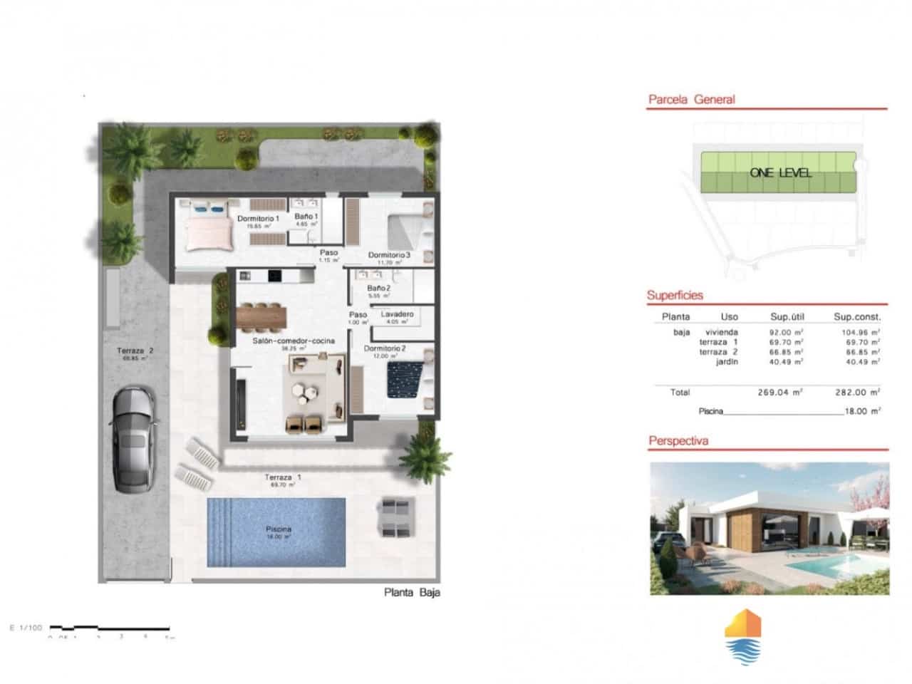 3 sovrum Villa till salu i Banos y Mendigo med pool - 389 900 € (Ref: 7558685)