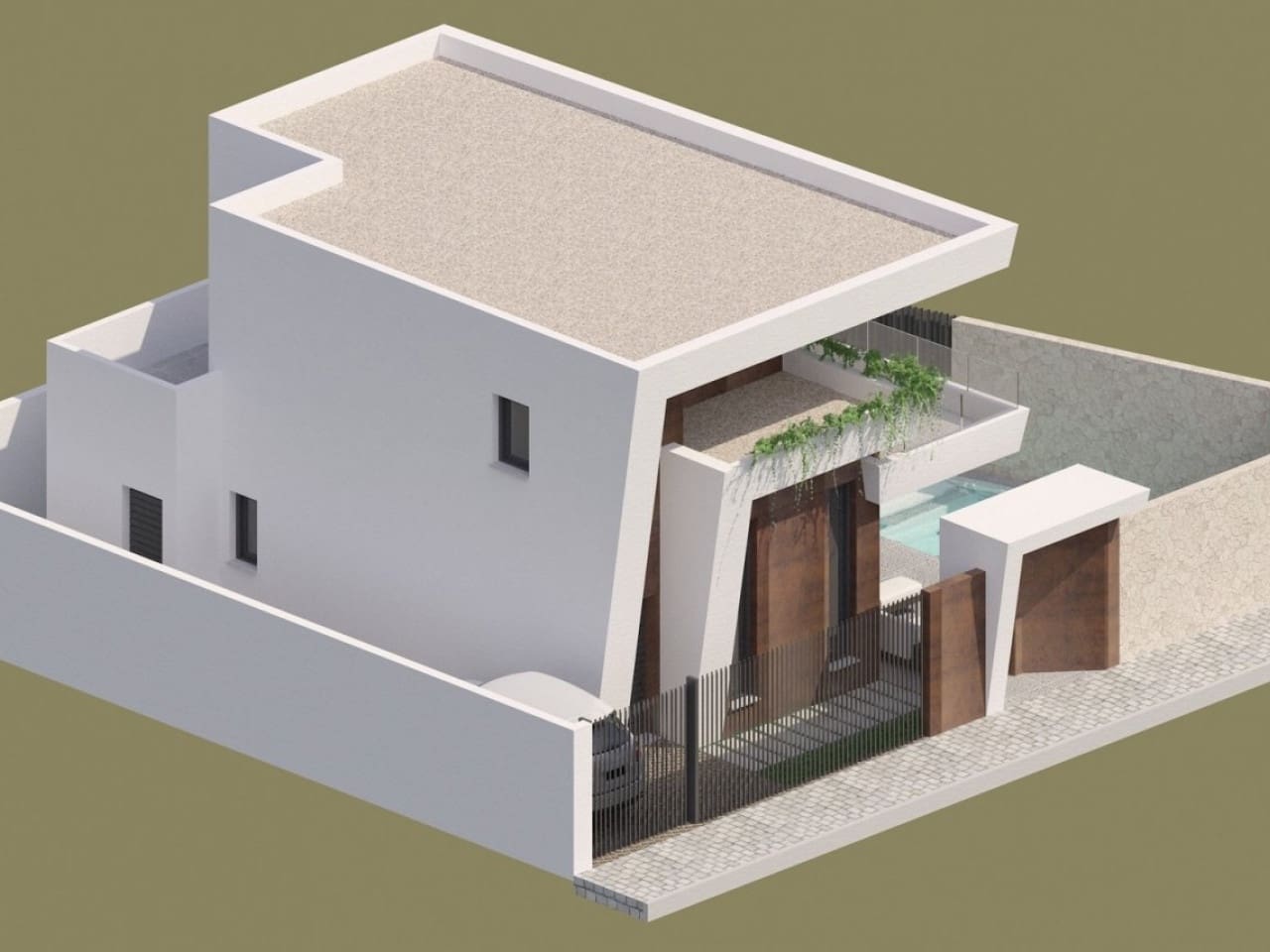 3 makuuhuone Huvila myytävänä paikassa Benijofar mukana uima-altaan - 550 000 € (Ref: 7558700)