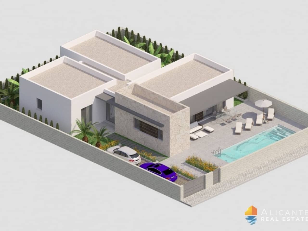 3 makuuhuone Huvila myytävänä paikassa Benijofar mukana uima-altaan - 611 000 € (Ref: 7558701)