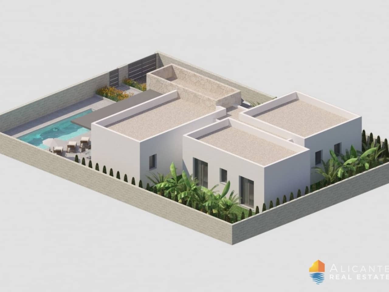 3 makuuhuone Huvila myytävänä paikassa Benijofar mukana uima-altaan - 611 000 € (Ref: 7558701)