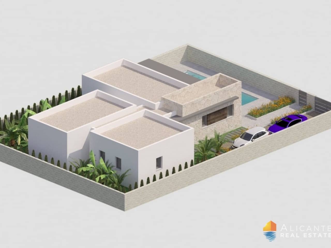 3 makuuhuone Huvila myytävänä paikassa Benijofar mukana uima-altaan - 611 000 € (Ref: 7558701)