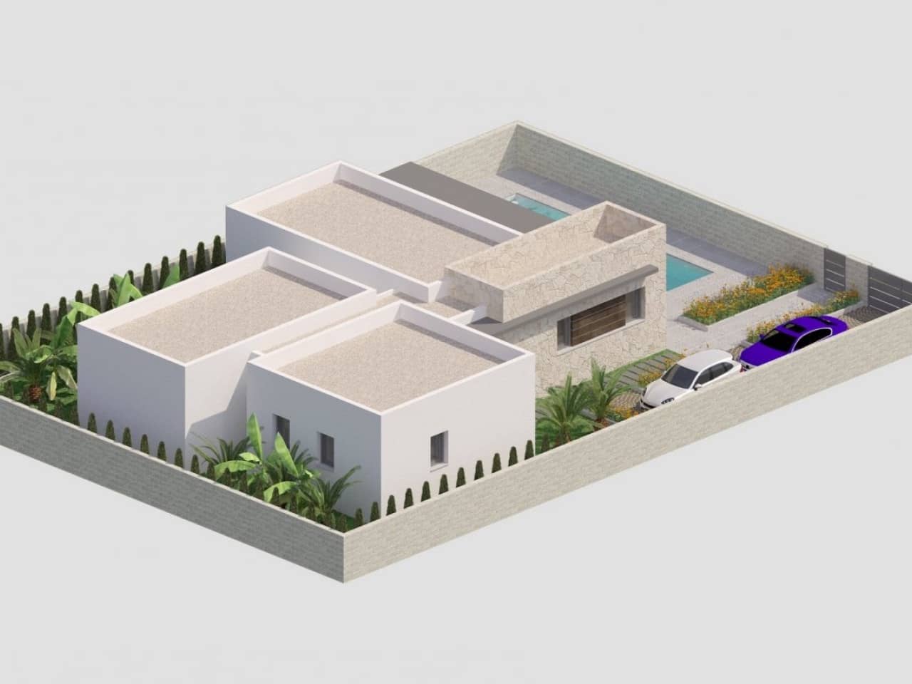 3 makuuhuone Huvila myytävänä paikassa Benijofar mukana uima-altaan - 611 000 € (Ref: 7558701)