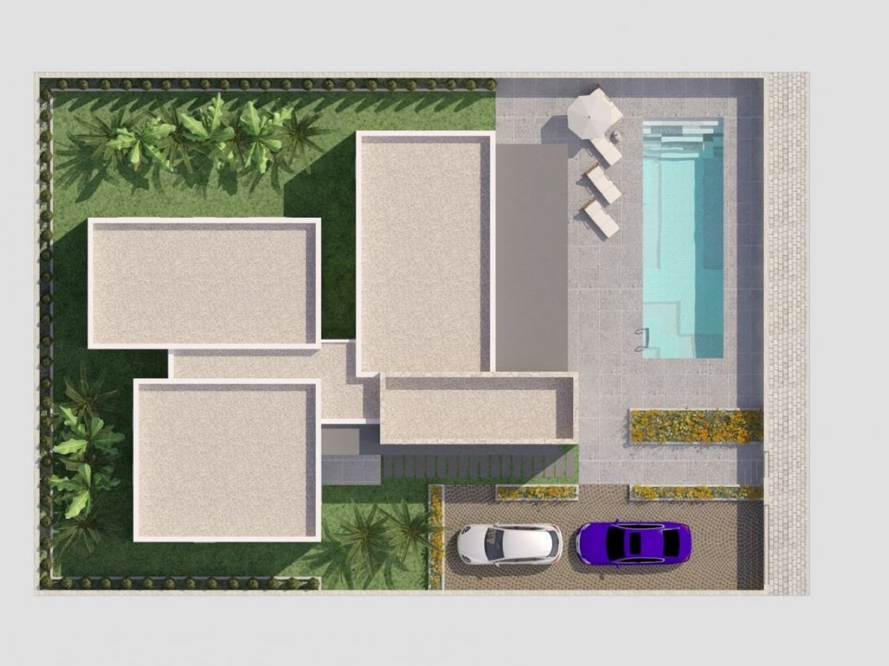 3 makuuhuone Huvila myytävänä paikassa Benijofar mukana uima-altaan - 611 000 € (Ref: 7558701)