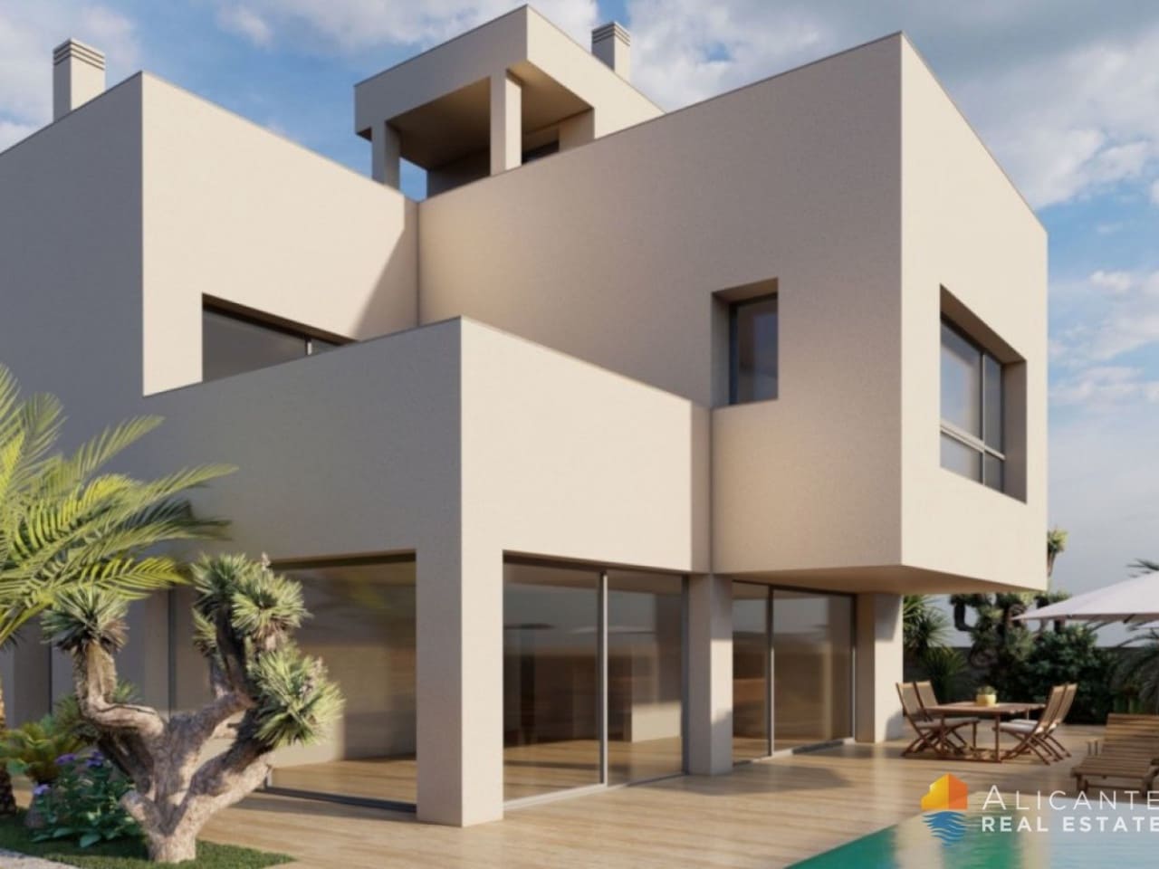 Chalet de 3 habitaciones en Pilar de la Horadada en venta con piscina - 1.795.000 € (Ref: 7558769)