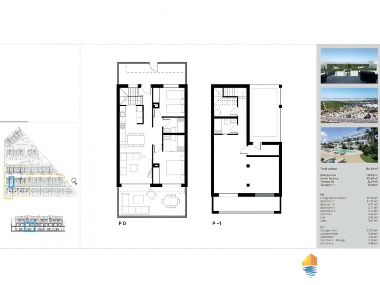 2 makuuhuone Huvila myytävänä paikassa Torrevieja mukana uima-altaan - 309 000 € (Ref: 7558799)
