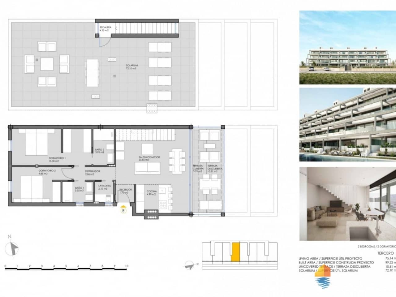 2 chambre Appartement à vendre à Mar de Cristal avec piscine - 325 000 € (Ref: 7561659)