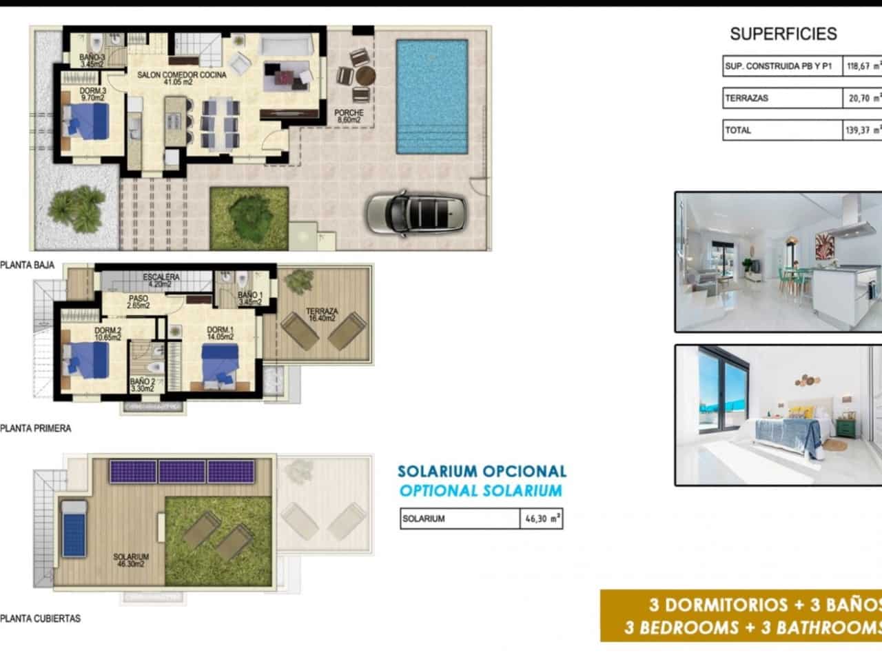 3 slaapkamer Villa te koop in Vistabella met zwembad - € 389.000 (Ref: 7561675)