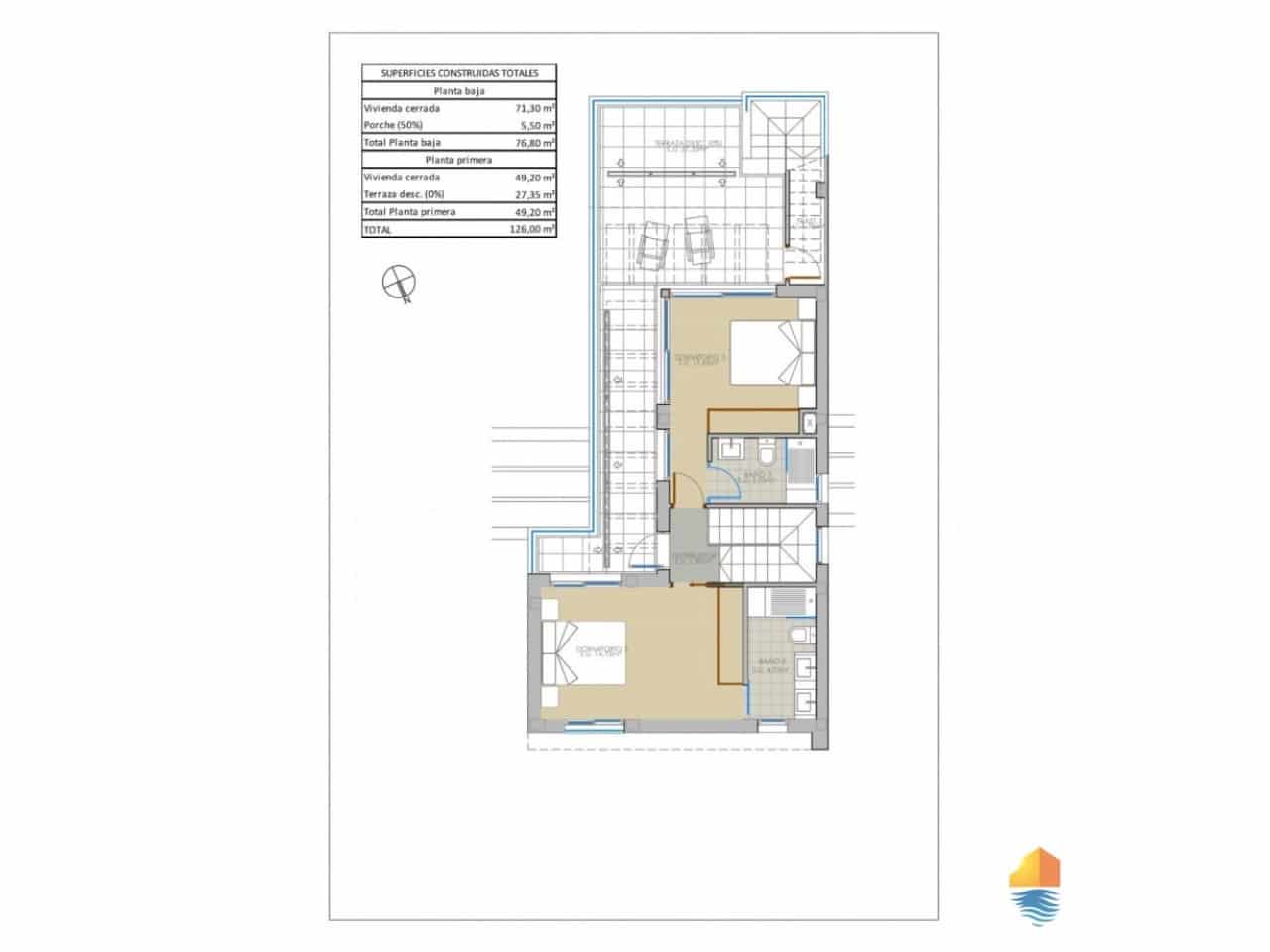 3 sovrum Villa till salu i Pilar de la Horadada med pool - 460 000 € (Ref: 7561704)