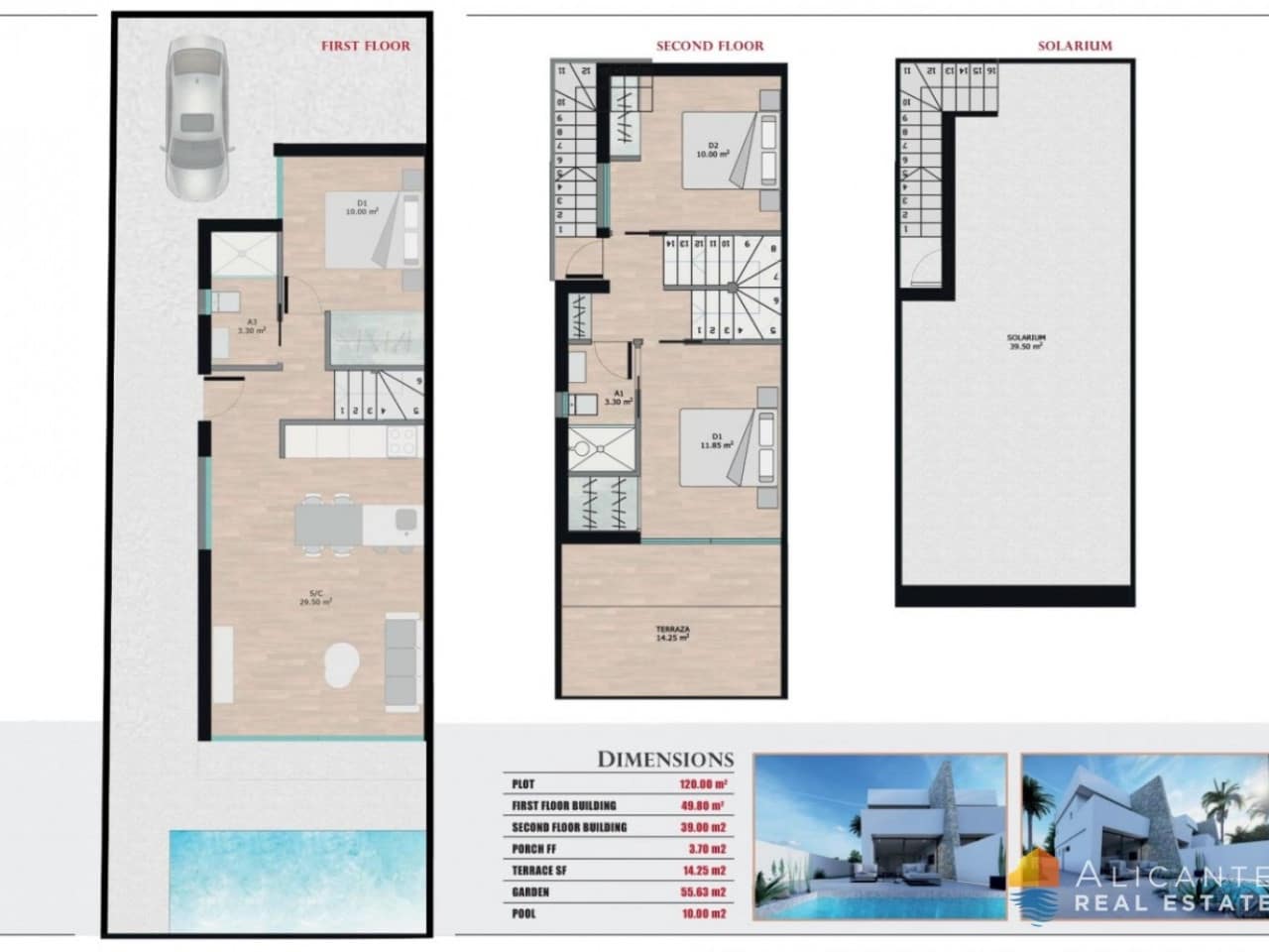 3 sovrum Villa till salu i Santiago de la Ribera med pool - 350 000 € (Ref: 7561717)