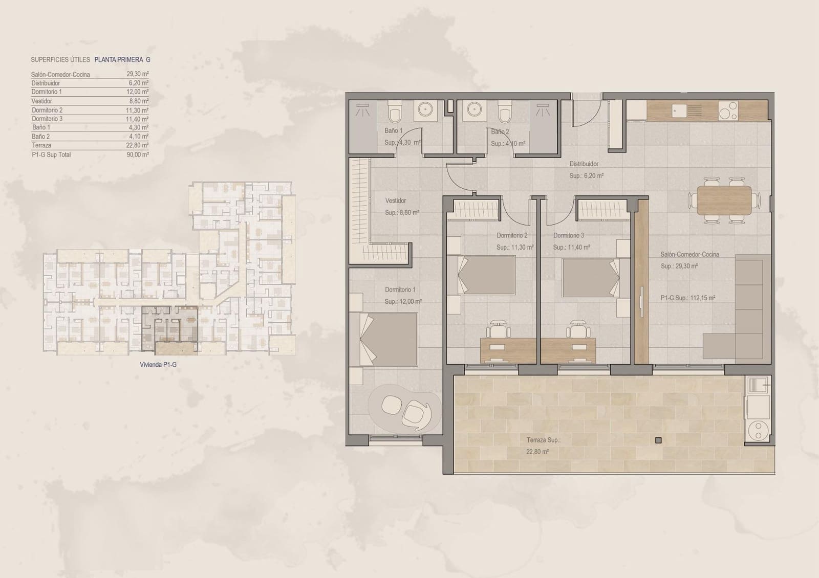 3 camera da letto Appartamento in vendita in Torre-Pacheco con piscina - 196.000 € (Rif: 7621139)