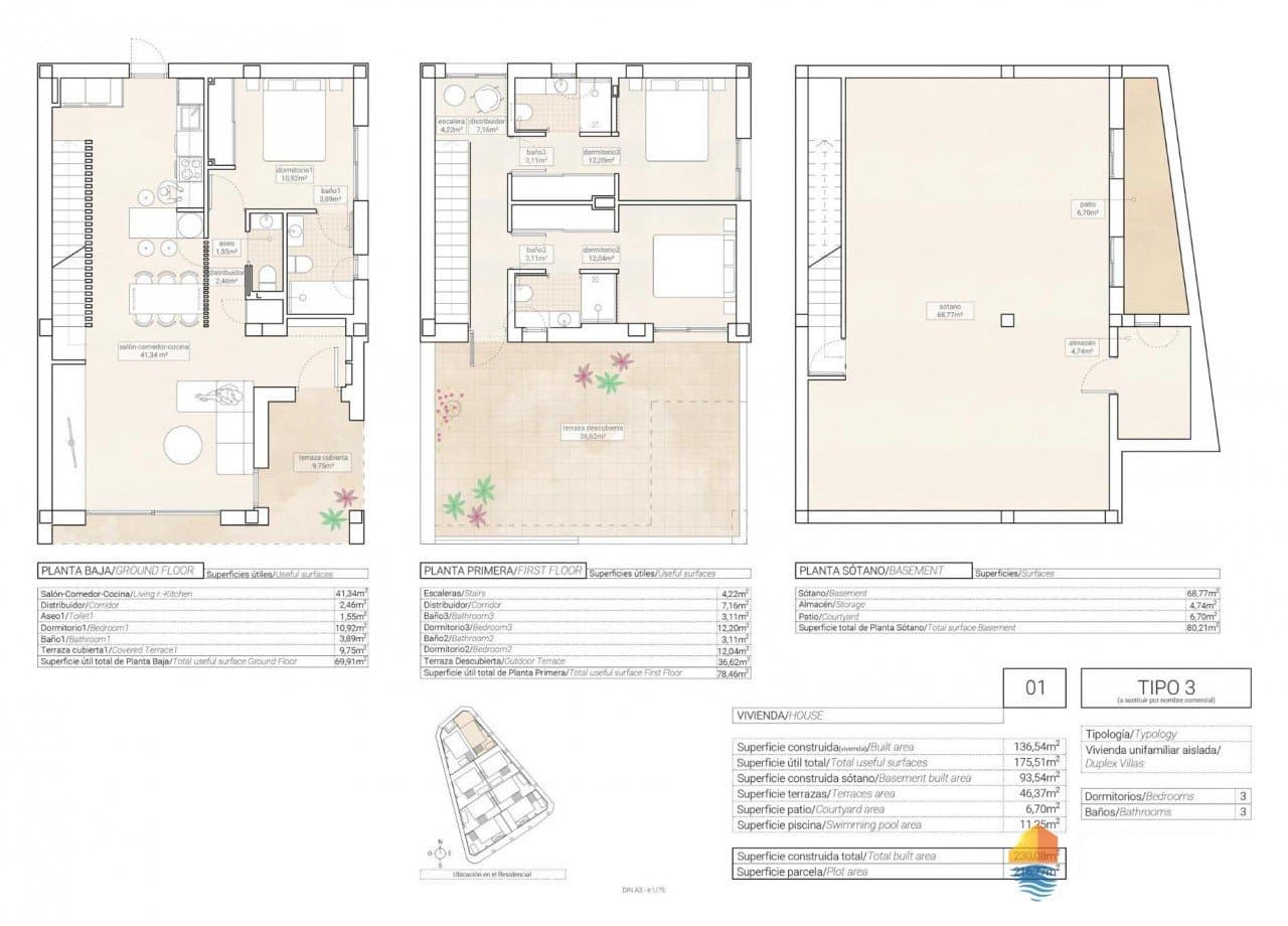 3 sovrum Villa till salu i Hondon de las Nieves med pool - 357 250 € (Ref: 7641111)