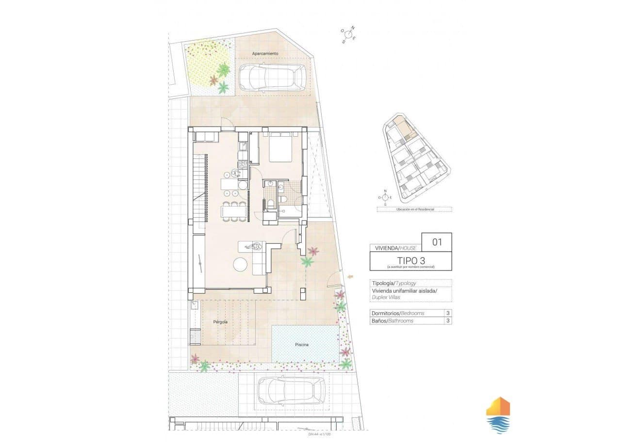 3 sovrum Villa till salu i Hondon de las Nieves med pool - 357 250 € (Ref: 7641111)