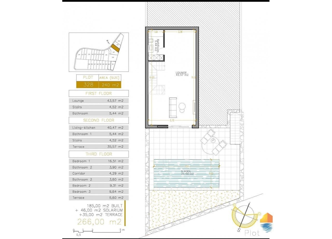 3 sypialnia Willa na sprzedaż w Orihuela Costa z basenem - 549 900 € (Ref: 7710129)