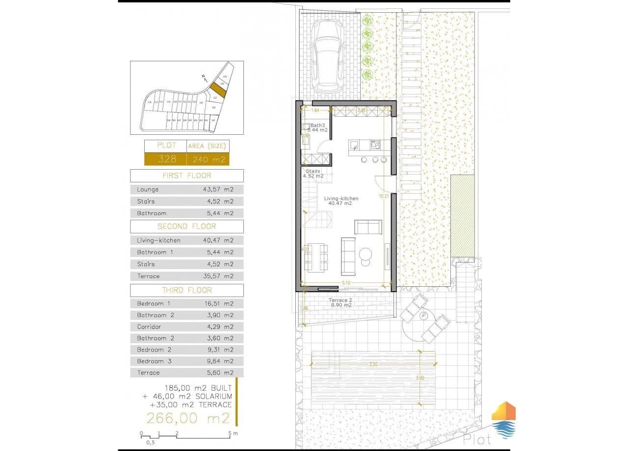 3 sypialnia Willa na sprzedaż w Orihuela Costa z basenem - 549 900 € (Ref: 7710129)