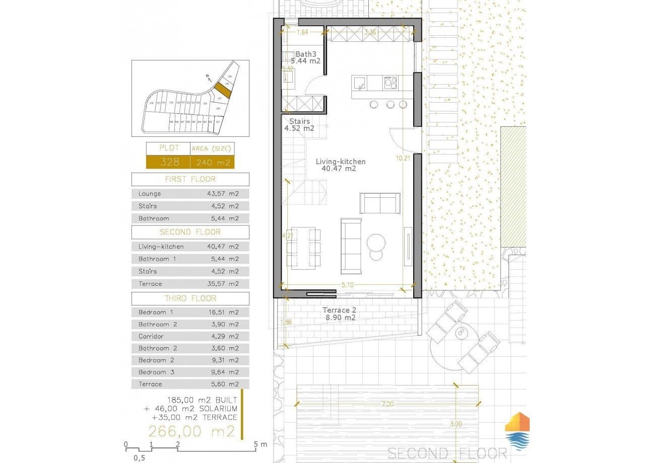 3 sypialnia Willa na sprzedaż w Orihuela Costa z basenem - 549 900 € (Ref: 7710129)