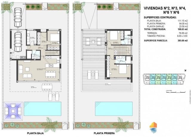 3 sovrum Villa till salu i Roldan, Torre-Pacheco med pool - 995 000 € (Ref: 7730599)