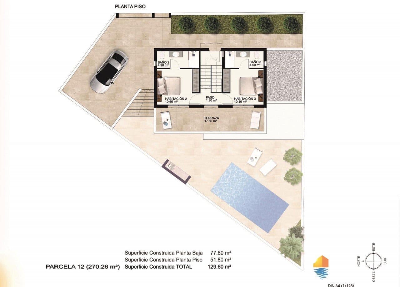 3 chambre Villa/Maison à vendre à Ciudad Quesada avec piscine - 649 000 € (Ref: 7765126)