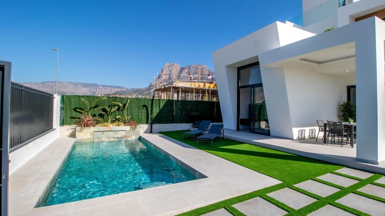 3 sypialnia Willa na sprzedaż w Finestrat z basenem garażem - 579 000 € (Ref: 7854704)